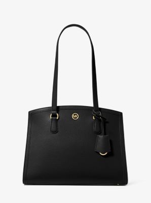 Chantal Medium Pebbled Leather Tote Bag image number 0