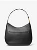 Grand sac à épaule bohème Kensington en cuir grainé à logo signature image number 3