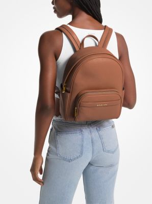 Bex Medium Pebbled Leather Backpack image number 3