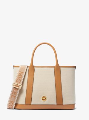 Luisa Medium Cotton Canvas Satchel