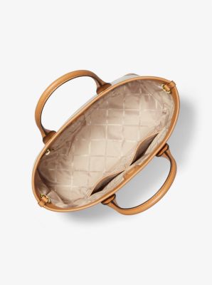 Luisa Medium Cotton Canvas Satchel | Michael Kors [US]