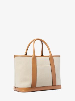 Luisa Medium Cotton Canvas Satchel