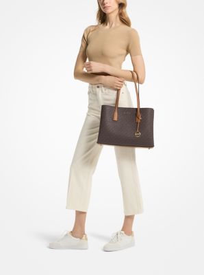 Ruthie Medium Signature Logo Tote Bag