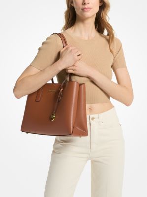 Ruthie Medium Pebbled Leather Tote Bag