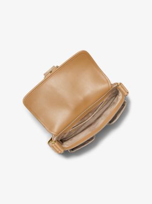Colby Medium Leather Shoulder Bag in CAMEL | Michael Kors