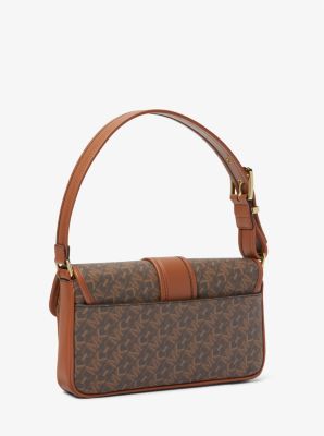 Sac à épaule Colby à monogramme Empire de taille moyenne in BRUN/BAGAGE | Michael Kors