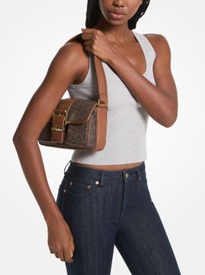 Colby Medium Empire Signature Logo Shoulder Bag image number 3