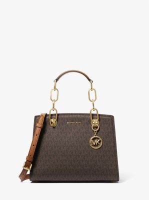 Cynthia Small Signature Logo Satchel Michael Kors Canada