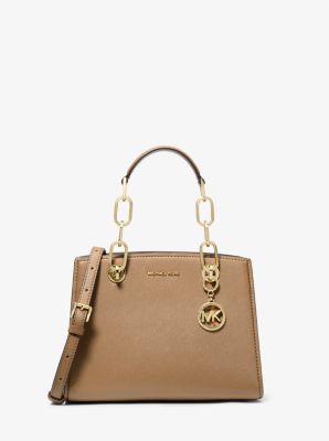 Michael michael kors cynthia saffiano leather satchel best sale