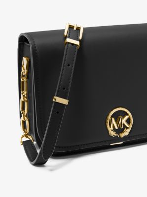 New Year Delancey Medium Leather Messenger Bag | Michael Kors