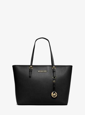 Jet Set Large Saffiano Leather Tote Bag | Michael Kors