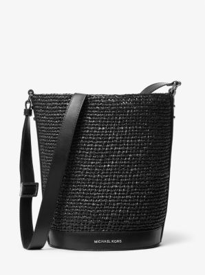 Townsend Medium Straw Bucket Messenger image number 0