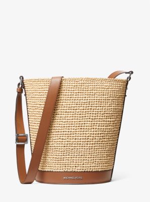 Townsend Medium Straw Bucket Messenger image number 0