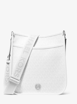 Luisa Large Signature Logo Messenger Bag