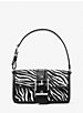 Colby Medium Zebra Print Calf Hair Shoulder Bag image number 0