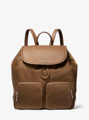 MK Cara Large Nylon Backpack - Brown - Michael Kors MICHAEL Michael Kors