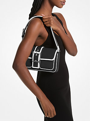 Colby Medium Two-Tone Neoprene Shoulder Bag