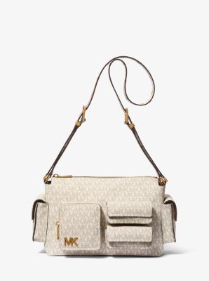 Schultertasche Dakota Medium mit Signature-Logomuster
