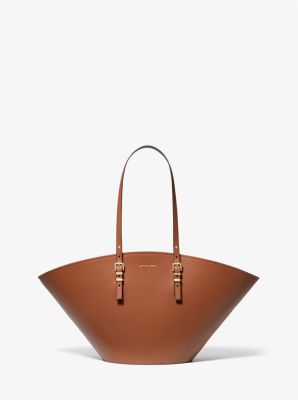 Isa Large Leather Tote Bag image number 0