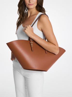 Isa Large Leather Tote Bag image number 2