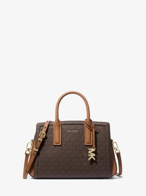 Laila Small Signature Logo Satchel image number 0