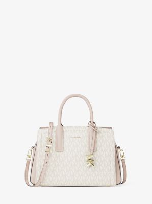 Henkeltasche Laila Small mit Signature-Logomuster image number 0