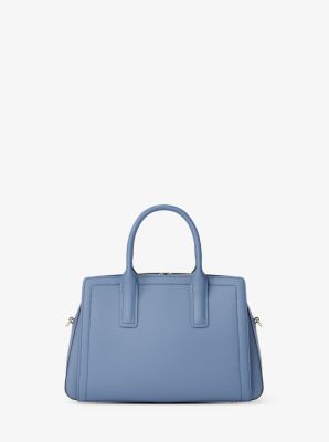 Laila Small Pebbled Leather Satchel