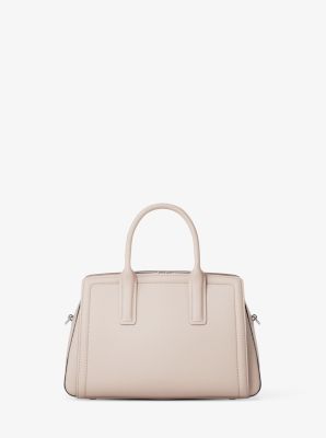 Laila Small Pebbled Leather Satchel