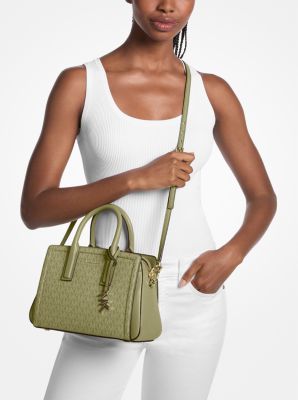 Laila Small Signature Logo Satchel