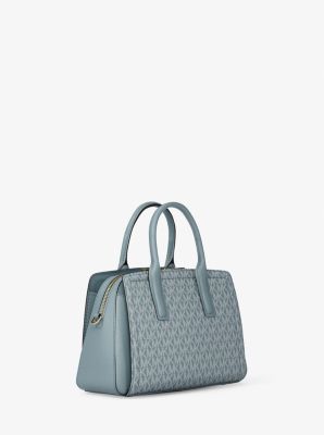 Laila Small Signature Logo Satchel