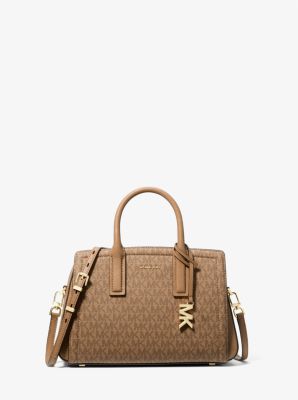 Laila Small Signature Logo Satchel image number 0