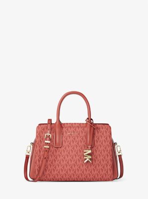 Henkeltasche Laila Small mit Signature-Logomuster