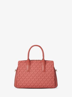 Henkeltasche Laila Small mit Signature-Logomuster