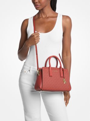 Henkeltasche Laila Small mit Signature-Logomuster