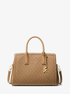 Laila Medium Signature Logo Satchel image number 0