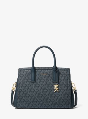 Laila Medium Signature Logo Satchel image number 0