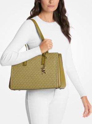 Bolso tote Laila mediano con logotipo exclusivo