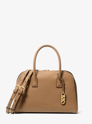 Ashton Medium Pebbled Leather Satchel image number 0