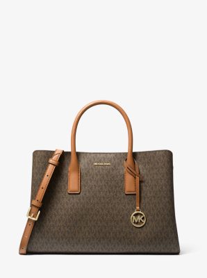 Ruthie Large Signature Logo Satchel image number 0