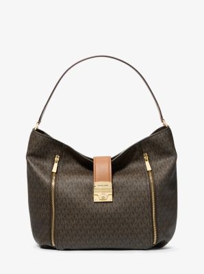 Addie Large Signature Logo Shoulder Bag image number 0