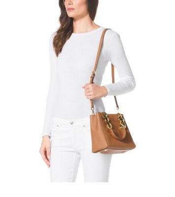 Cynthia Small Leather Satchel image number 2
