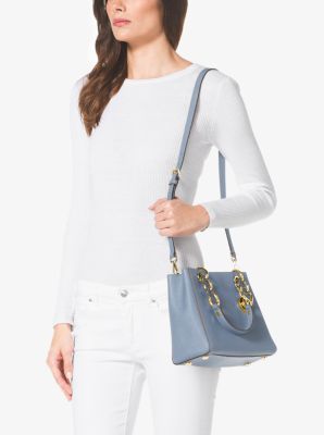 Michael kors cynthia small leather satchel sale