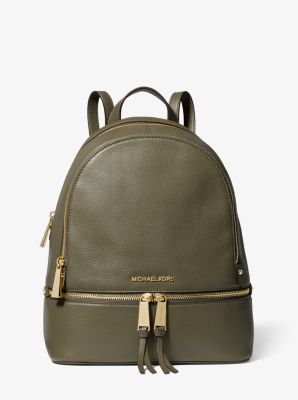 michael kors zip backpack