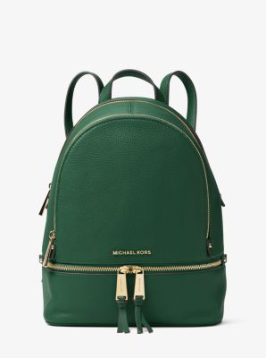 Rhea Medium Leather Backpack | Michael Kors