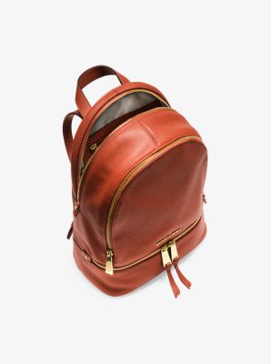 Rhea Medium Leather Backpack image number 1