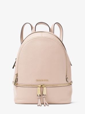 rhea medium leather backpack