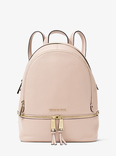 Rhea Medium Leather Backpack | Michael Kors
