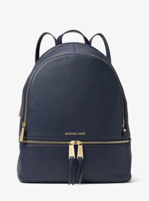 Rhea Large Leather Backpack | Michael Kors