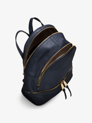 rhea large leather backpack