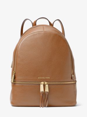 Rhea Large Leather Backpack | Michael Kors